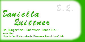 daniella quittner business card